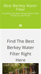Mobile Screenshot of bestberkeywaterfilter.com