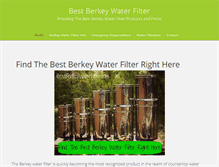 Tablet Screenshot of bestberkeywaterfilter.com